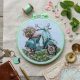 Cross-stitch kits Moped ride