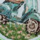 Cross-stitch kits Moped ride