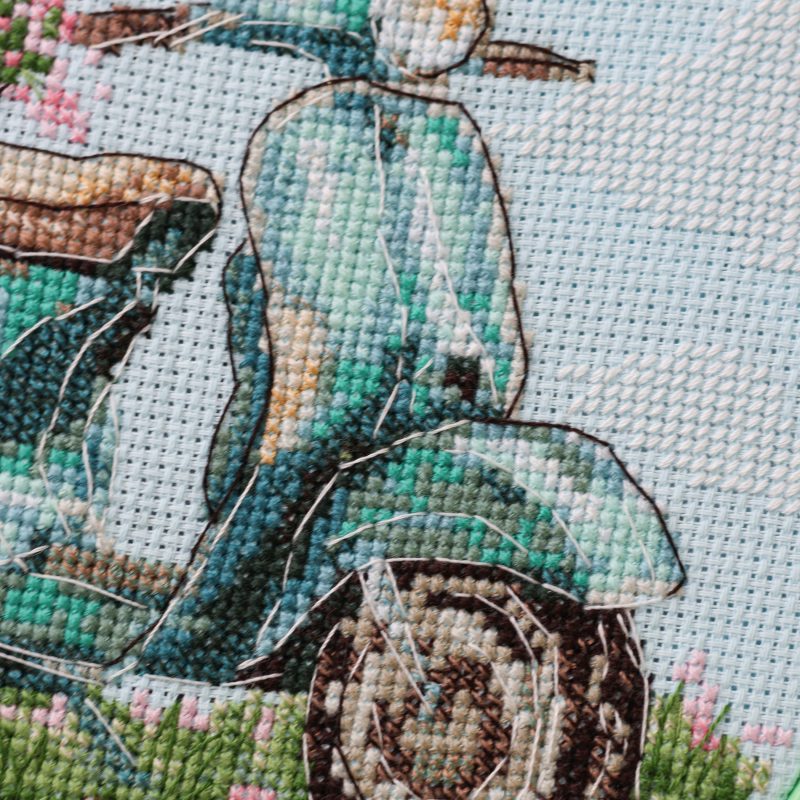 Cross-stitch kits Moped ride