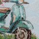 Cross-stitch kits Moped ride