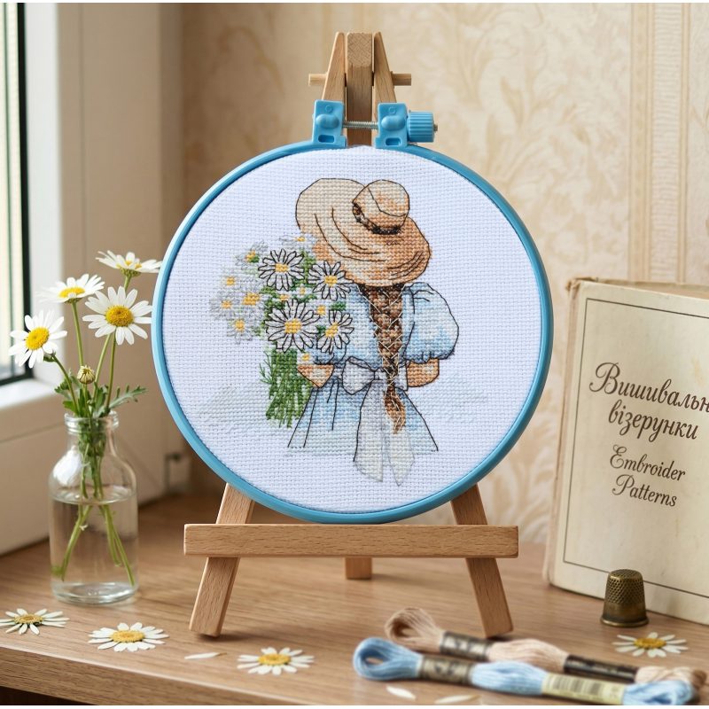 Cross-stitch kits Daisies for her