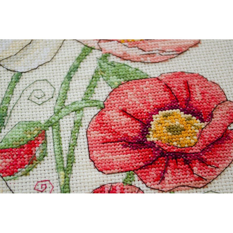Cross-stitch kits When Poppies Bloom