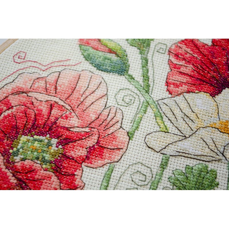 Cross-stitch kits When Poppies Bloom