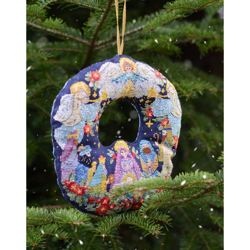 Cross-stitch kits three-dimensional decoration Nativity scene