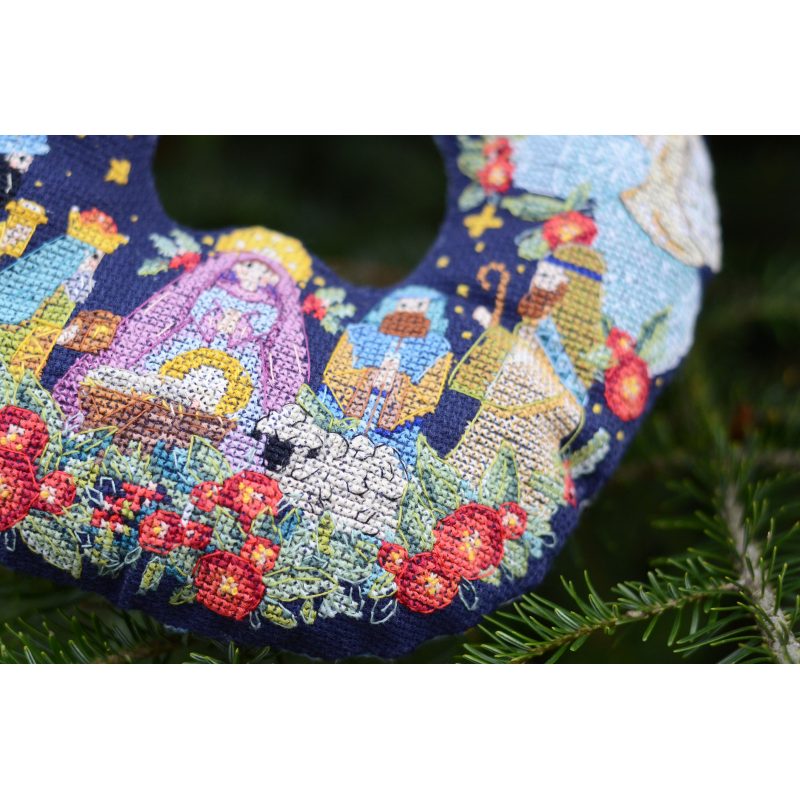 Cross-stitch kits three-dimensional decoration Nativity scene
