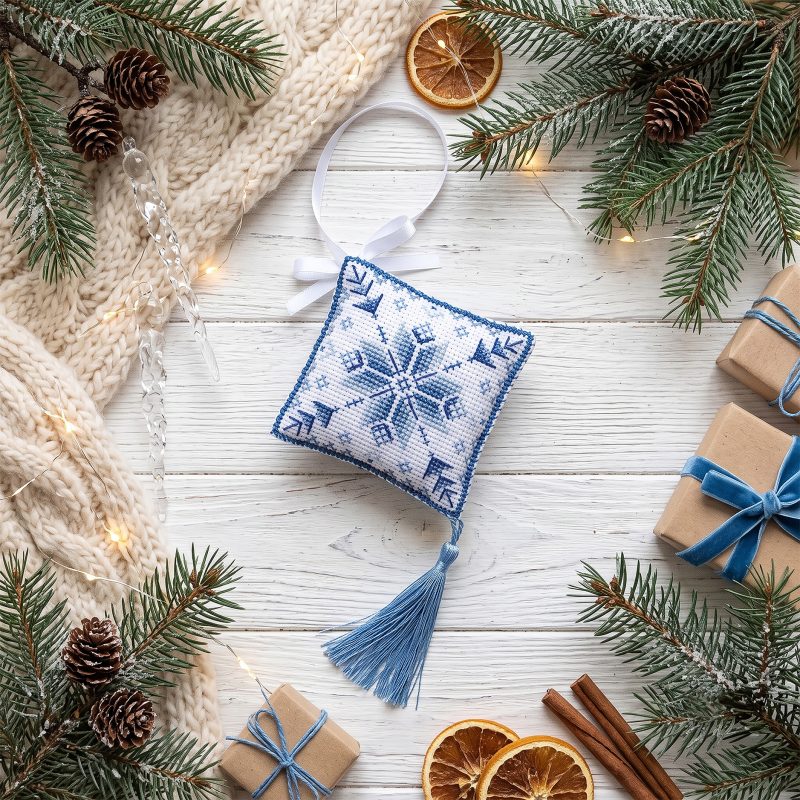 Cross-stitch kits three-dimensional decoration Frosty Ornament