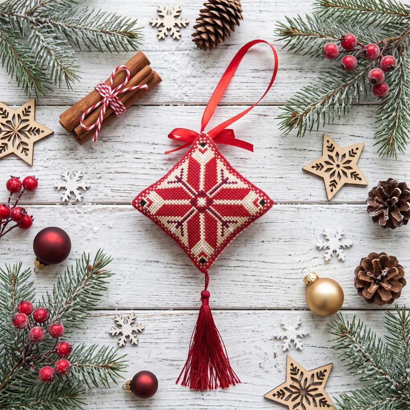 Cross-stitch kits three-dimensional decoration Festive little angel
