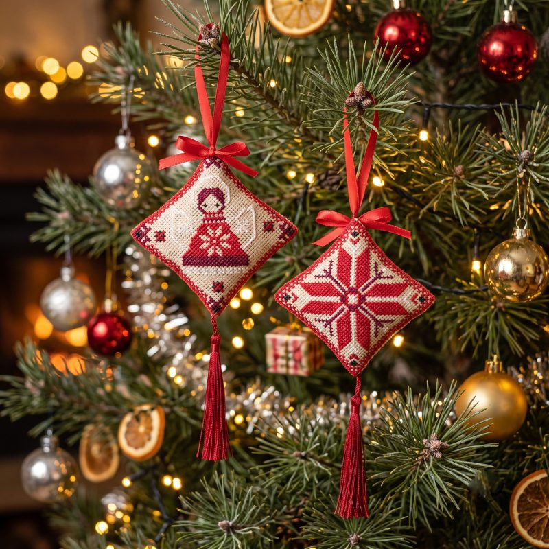 Cross-stitch kits three-dimensional decoration Festive little angel