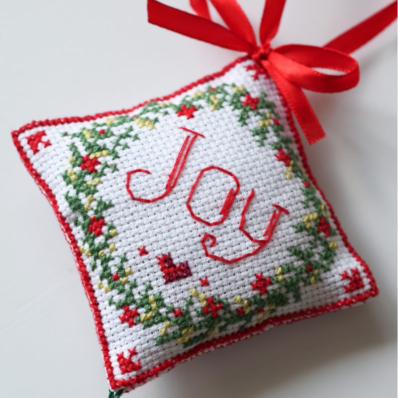 Cross-stitch kits three-dimensional decoration Christmas joy