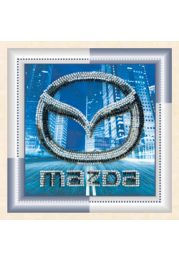 Картина-мини в багете "mazda"
