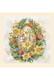 Mid-sized bead embroidery kit Easter Symbol