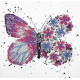 Mini Bead embroidery kit Pink wings
