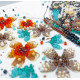 Mini Bead embroidery kit Tigre wings