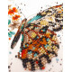 Mini Bead embroidery kit Tigre wings