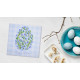 Mini Bead embroidery kit Easter snowdrop