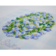 Mini Bead embroidery kit Easter snowdrop