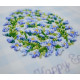Mini Bead embroidery kit Easter snowdrop