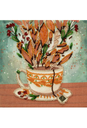 Mini Bead embroidery kit Аutumn aroma