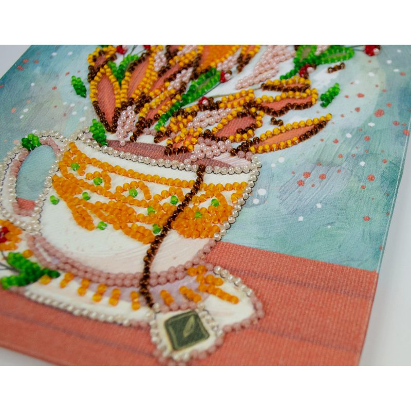 Mini Bead embroidery kit Аutumn aroma