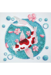 Mini Bead embroidery kit Koi carp