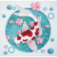 Mini Bead embroidery kit Koi carp