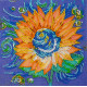 Mini Bead embroidery kit A magical dream