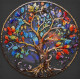 Mini Bead embroidery kit The color of life