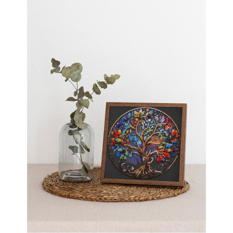 Mini Bead embroidery kit The color of life