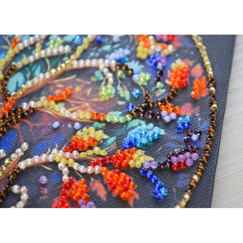 Mini Bead embroidery kit The color of life