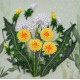 Mini Bead embroidery kit Favorite dandelion
