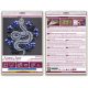 Mini Bead embroidery kit Silver serpentine