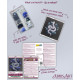 Mini Bead embroidery kit Silver serpentine