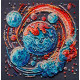 Mini Bead embroidery kit Cosmic energy