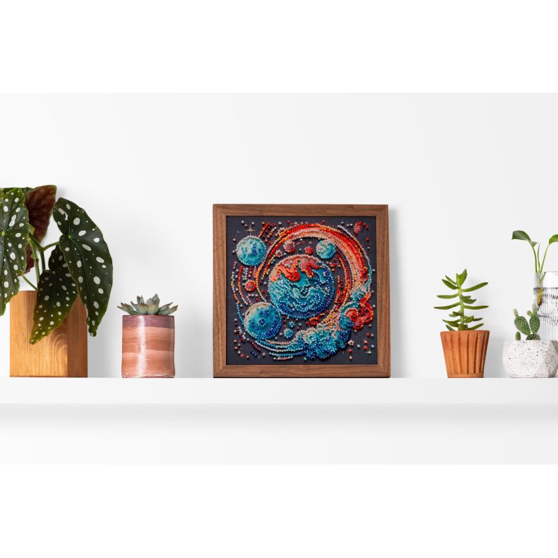 Mini Bead embroidery kit Cosmic energy