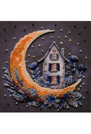 Mini Bead embroidery kit The magic of the night sky