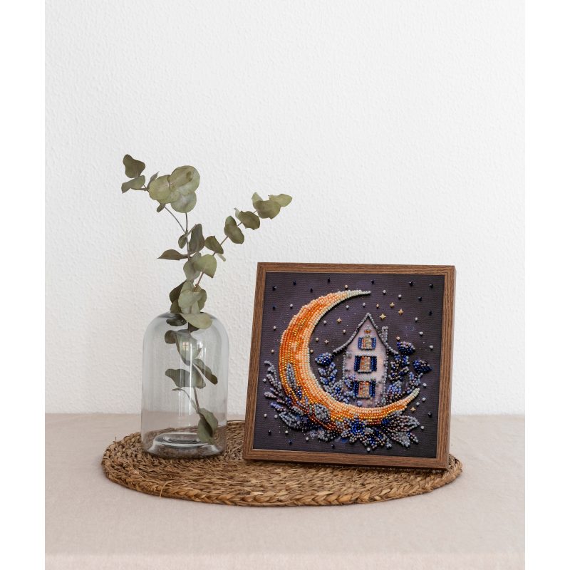 Mini Bead embroidery kit The magic of the night sky