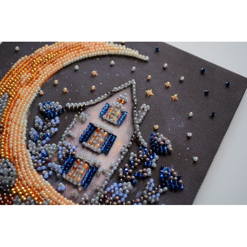 Mini Bead embroidery kit The magic of the night sky
