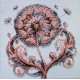 Mini Bead embroidery kit Weightless tenderness