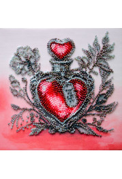 Mini Bead embroidery kit Love potion