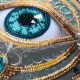 Mini Bead embroidery kit Gaze Alchemy