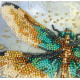 Mini Bead embroidery kit Emerald wings