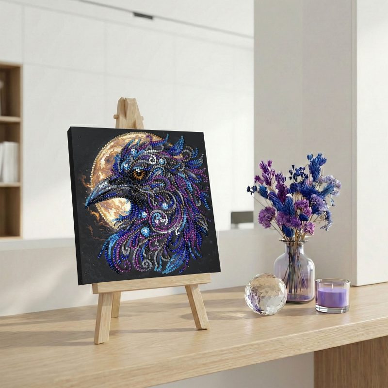 Mini Bead embroidery kit Amber gaze
