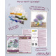 Mid-sized bead embroidery kit Romantic garden