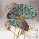 Mid-sized bead embroidery kit Emerald leaves