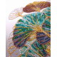 Mid-sized bead embroidery kit Emerald branch