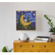 Mid-sized bead embroidery kit Cypress moon