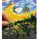 Mid-sized bead embroidery kit Cypress moon