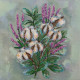 Mid-sized bead embroidery kit Gentle dream