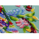 Mid-sized bead embroidery kit Spring bird