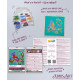 Mid-sized bead embroidery kit Spring bird
